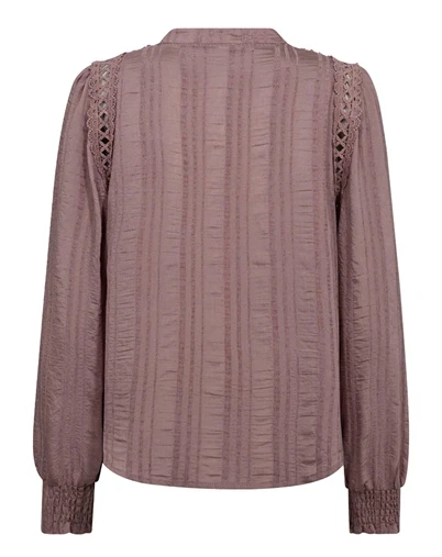 Co´couture - Kesi CC Lace Skjorte - Old Rose